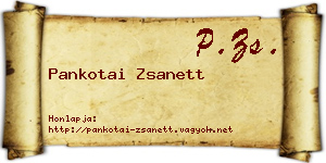 Pankotai Zsanett névjegykártya